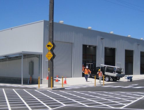 Skillion Roof Workshop Shed – Sydney Trains