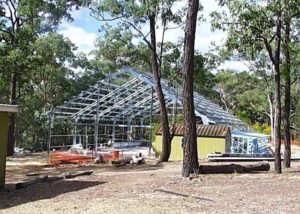 YMCA sports Hall Shed