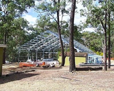 YMCA sports Hall Shed